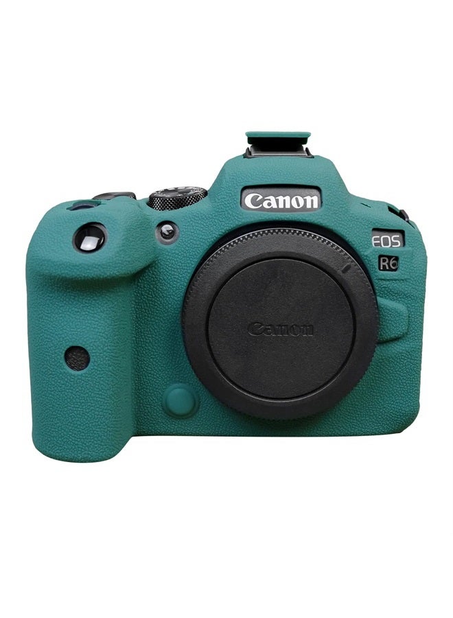 Rieibi EOS R6 R6 Mark II Camera Case, Silicone Camera Protective Case for Canon eos R6 R6 Mark II Digital Camera - Green - Image 1