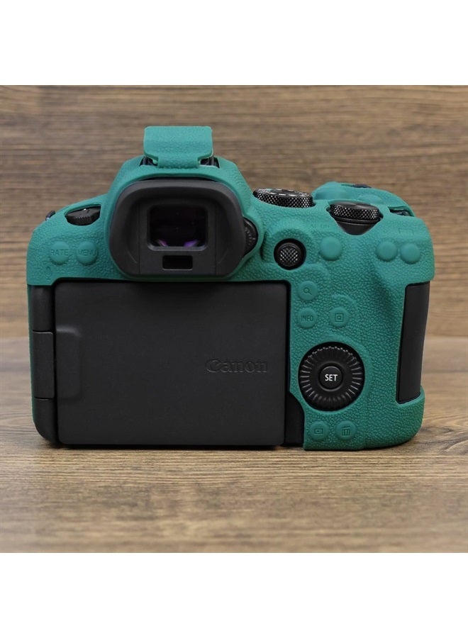 Rieibi EOS R6 R6 Mark II Camera Case, Silicone Camera Protective Case for Canon eos R6 R6 Mark II Digital Camera - Green - Image 4