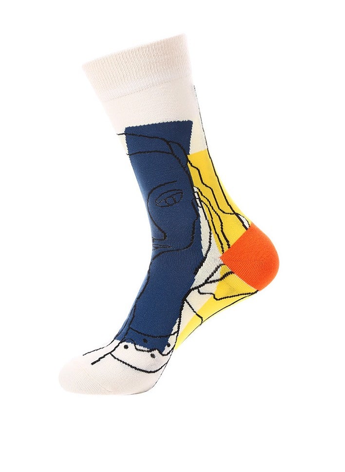 Generic - Unisex Absorb Sweat and Deodorize Socks 3 Pairs High Quality Socks One Size Fits All - Image 1