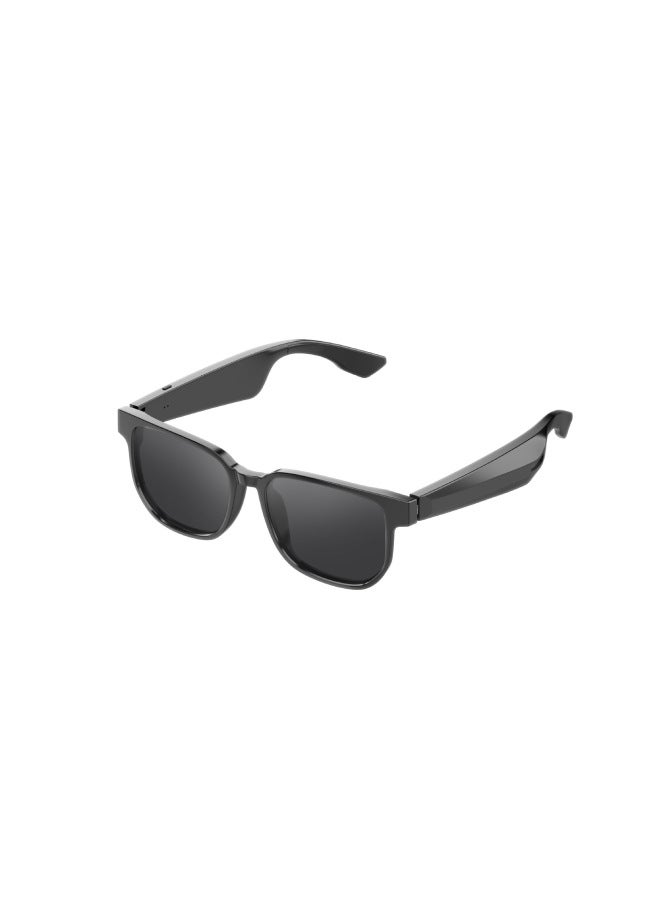 Direct Supply Fashion Sunglasses Smart Bluetooth Glasses Listen To Music Voice Driving Outdoor Multi-scene-Color:Black - Image 1