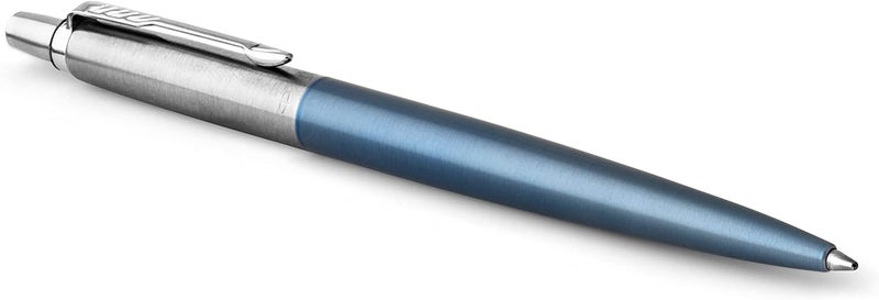 باركر Parker Jotter Waterloo Blue CT Ballpoint Pen - Refillable and Retractable - Image 2