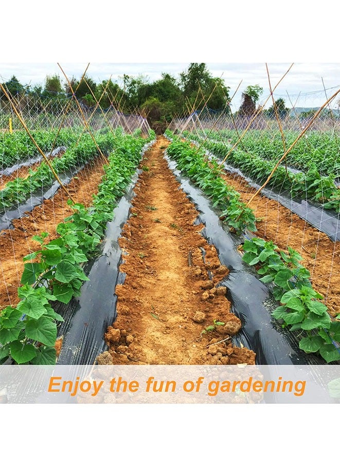Muyixin 5 x 15 ft Plant Trellis Netting, Heavy-Duty Polyester Grow Net, Garden Trellis Netting with Square Mesh for Climbing Plants, Vegetables, Fruits, and Flowers  - Image 5