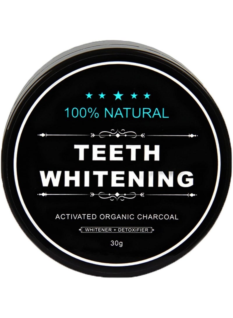 Kimaya Teeth Whitening Activated Coconut Charcoal Powder - Natural Icy Flavor 30g - Image 2