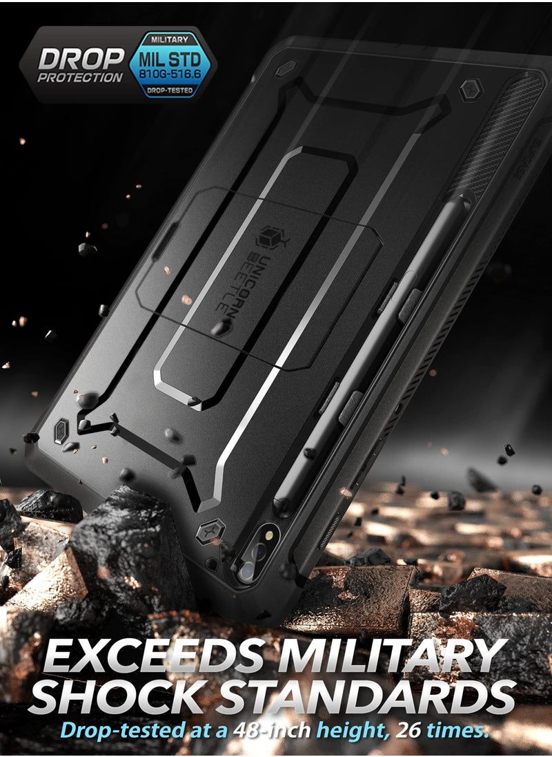SupCase - Unicorn Beetle Pro Series Case For Samsung Galaxy Tab S7 Fe 12.4 Inch 2021 Full Body Rugged Heavy Duty Case With Built In Screen Protector And S Pen Holder Black - Image 1