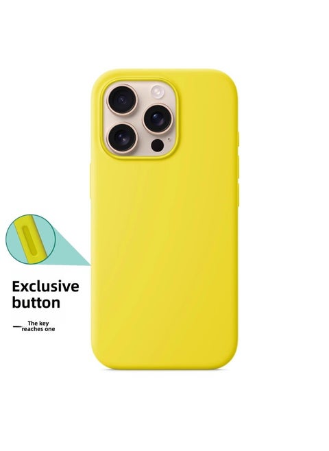 For Iphone 16 Liquid Silicone Phone Case For Iphone16promax Magnetic Animation 16plus With AI Buttons-Color:Poplar Color [with Logo]-Applicable Models:For Iphone16 With Smart Buttons [magnetic Suction + Animation + Original Packaging]