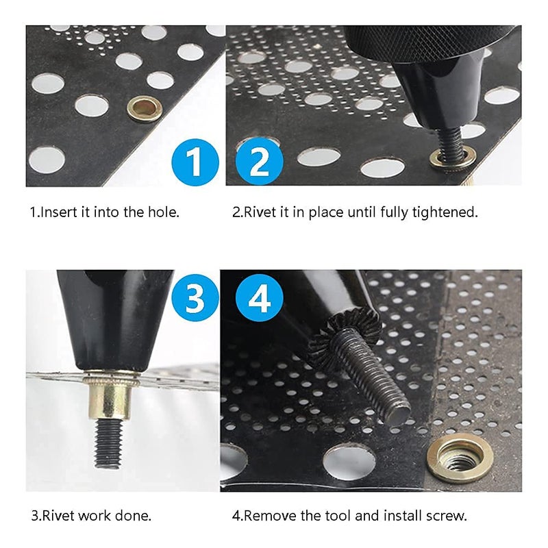 M8 Steel Threaded Rivet Nut - Image 5