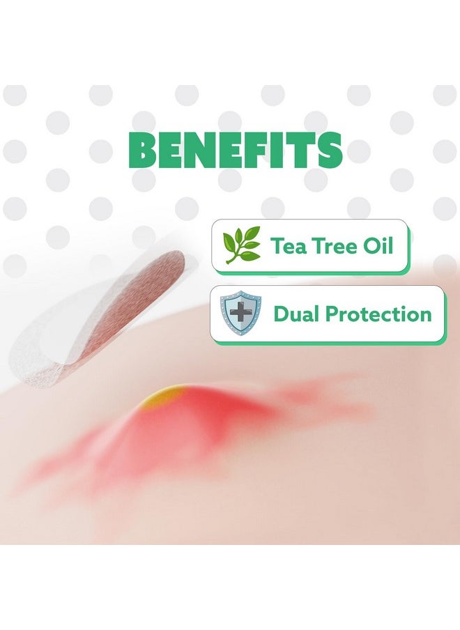 EBIN NEW YORK Pimple Buster Pimple Patches For Face Tea Tree Hydrocolloid Acne Patches For Blemishes & Breakouts And Absorbing Zits Recover The Spot Quickly Cover Spot From Dirt Invisible Finished  - Image 4