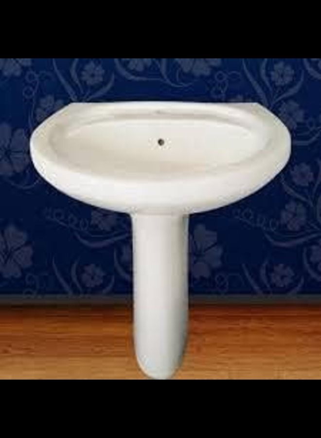 ABBASALI Ceramic Wash Basin For Bathroom Big Size  - Image 1
