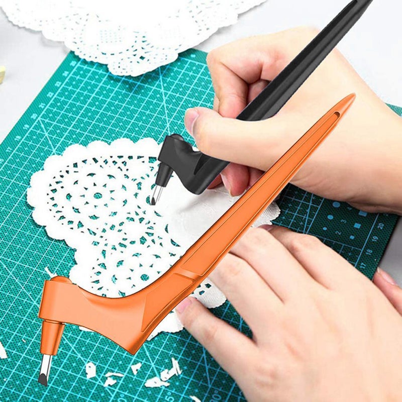 Carving Knife Blades Wood Carving Tools Fruit Craft Sculpture Engraving DIY Art Cutting Stationery Tool 360° Rotating - Image 4