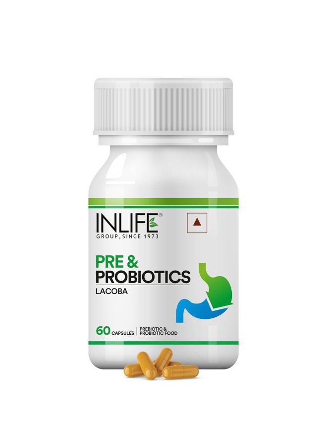 Inlife Prebiotics and Probiotics - 60 Capsules - Image 1