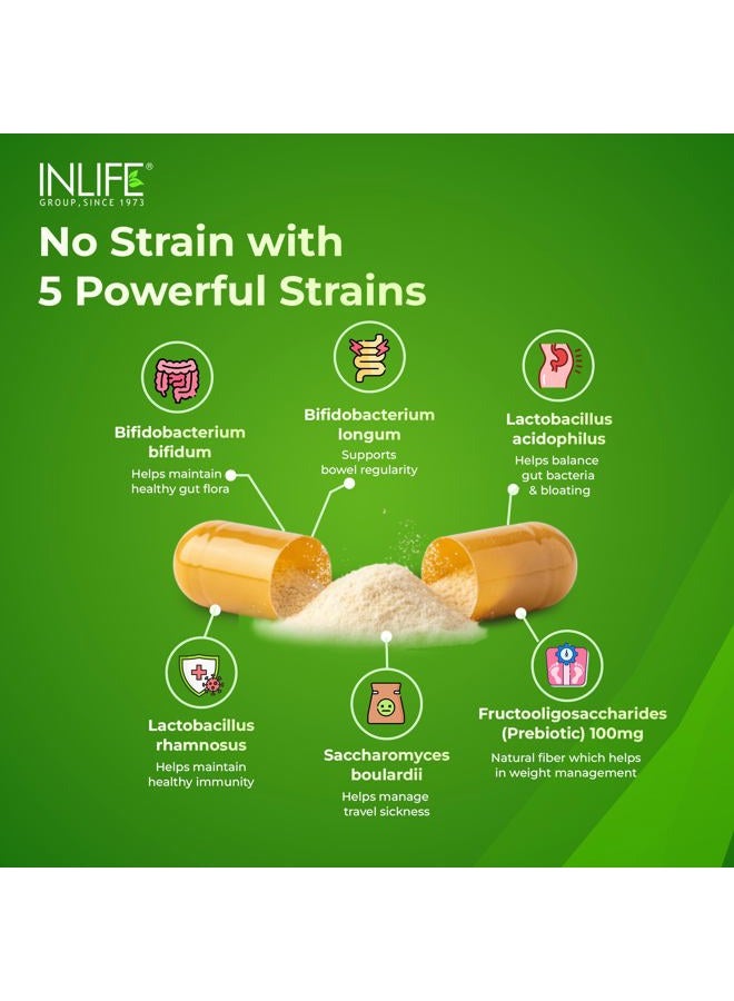 Inlife Prebiotics and Probiotics - 60 Capsules - Image 3