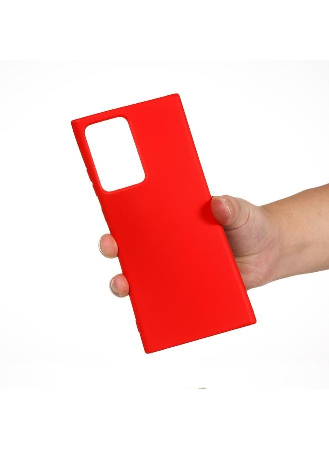 S-TOP Case For Samsung Galaxy Note20 Ultra Pure Color Liquid Silicone Shockproof Full Coverage Case - Image 5