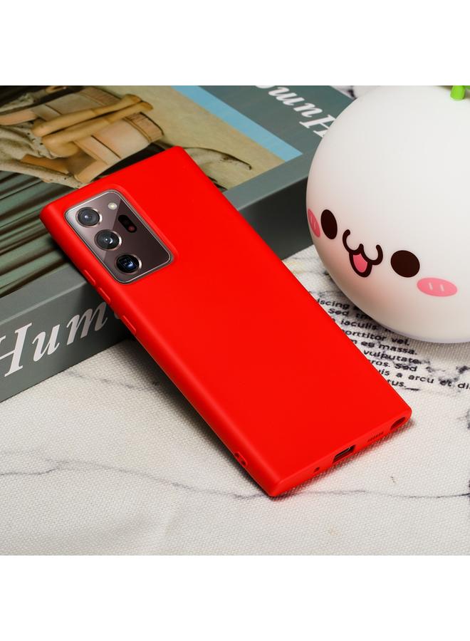 S-TOP Case For Samsung Galaxy Note20 Ultra Pure Color Liquid Silicone Shockproof Full Coverage Case - Image 2