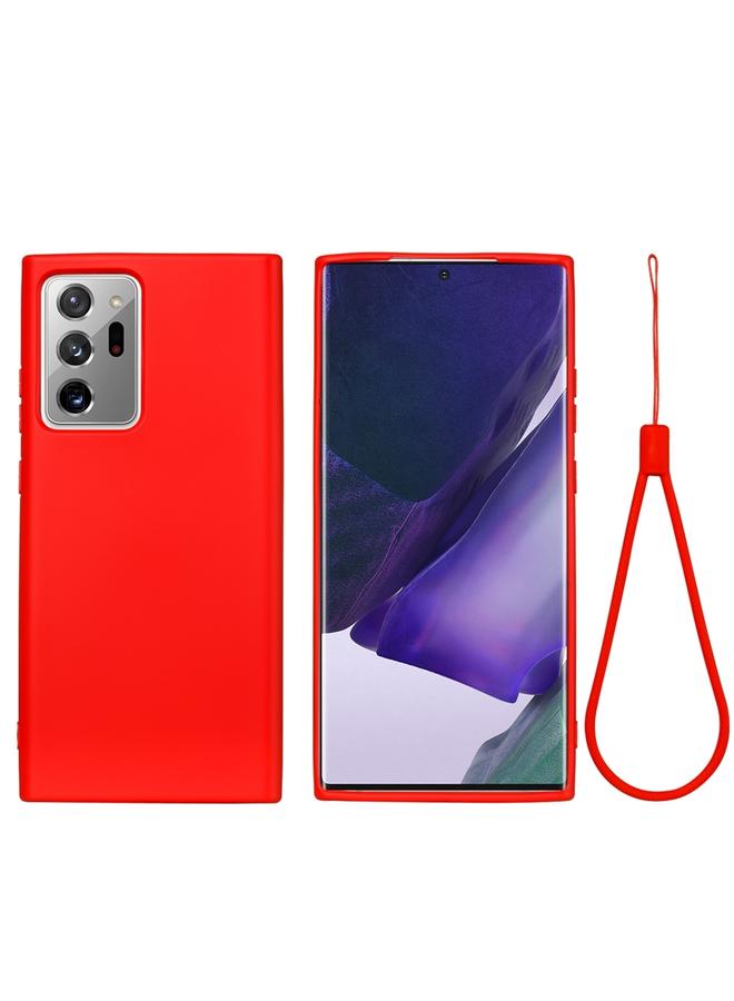 S-TOP Case For Samsung Galaxy Note20 Ultra Pure Color Liquid Silicone Shockproof Full Coverage Case - Image 1