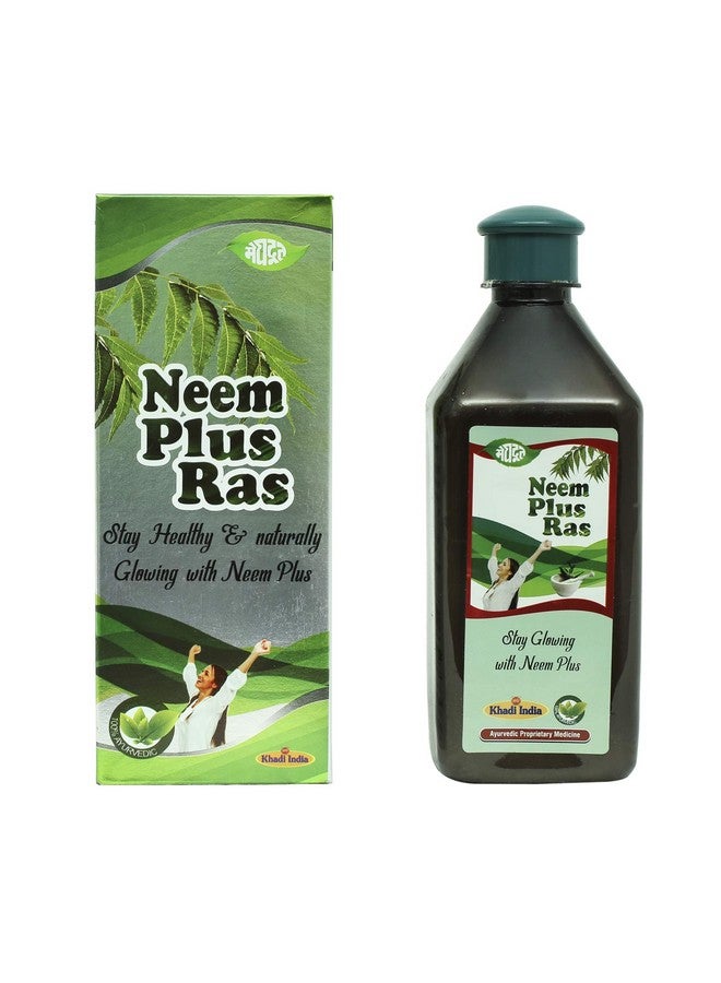 Meghdoot Neem Plus Ras Ayurvedic Juice For Glowing Skin And Antiseptic Use Herbal Neem Rus With Natural Ingredients For Detox And Skin Care 500ml Pack of 1 - Image 1