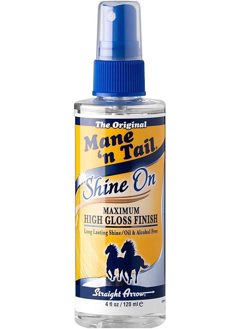 Mane 'n Tail Shine On Maximum High Gloss Finish Spray 4 oz  - Image 2