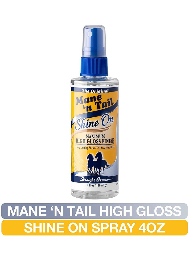Mane 'n Tail Shine On Maximum High Gloss Finish Spray 4 oz  - Image 1