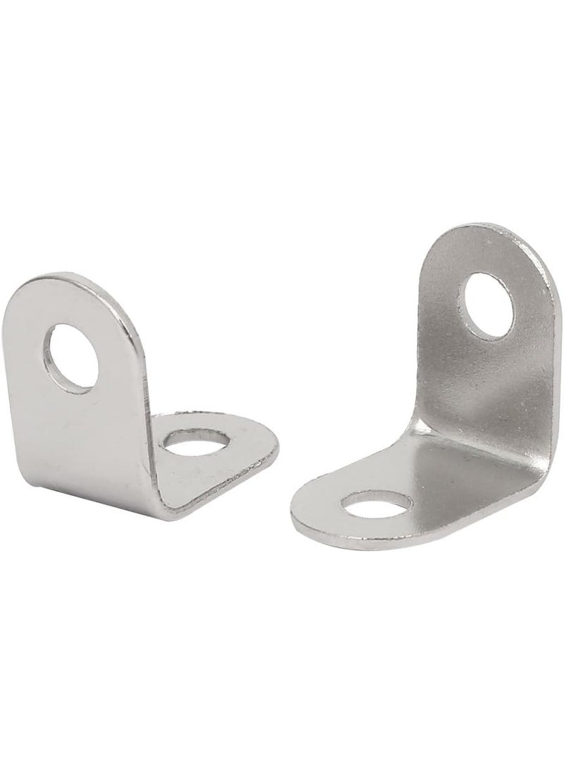 Tia Tia L Shape Angle to Support Joint Boxes Hardware Furniture Fitting and DIY Works Size 15x10mm Silver 20  - Image 4