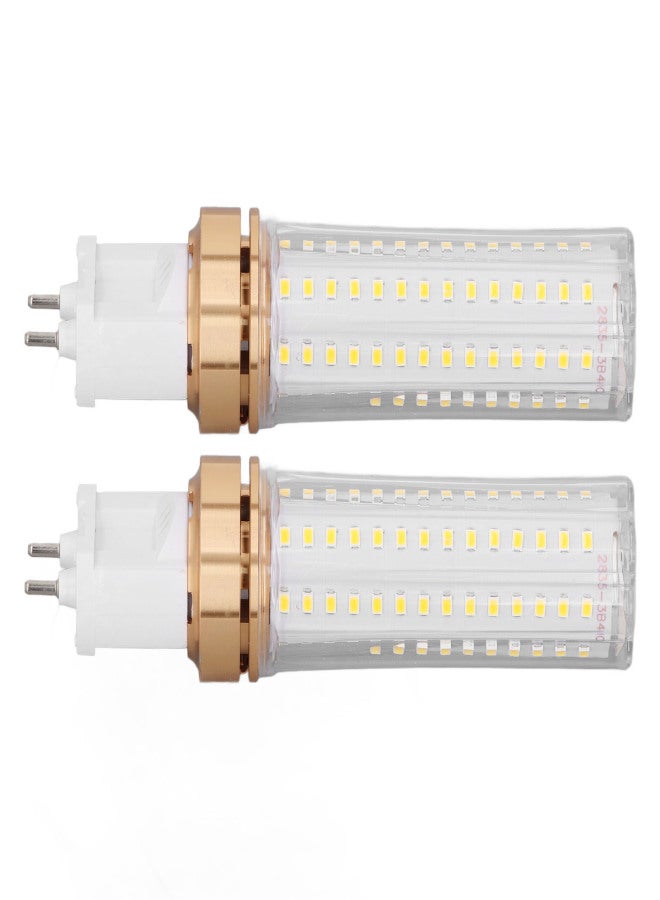2 Pcs 20W G12 LED Corn Light Bulb 2000LM 360 Degree Lighting Angle SMD Chip LED Corn Light Bulb for Ceiling Floor Lamps Home Bright Light - Image 2