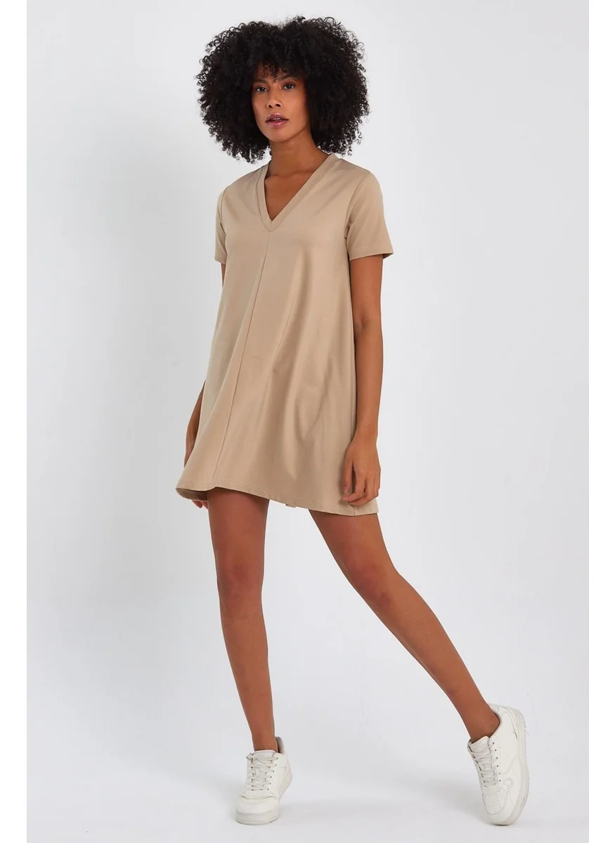 الكسندر جاردي V-Neck Tunic Dress (B23-002100)