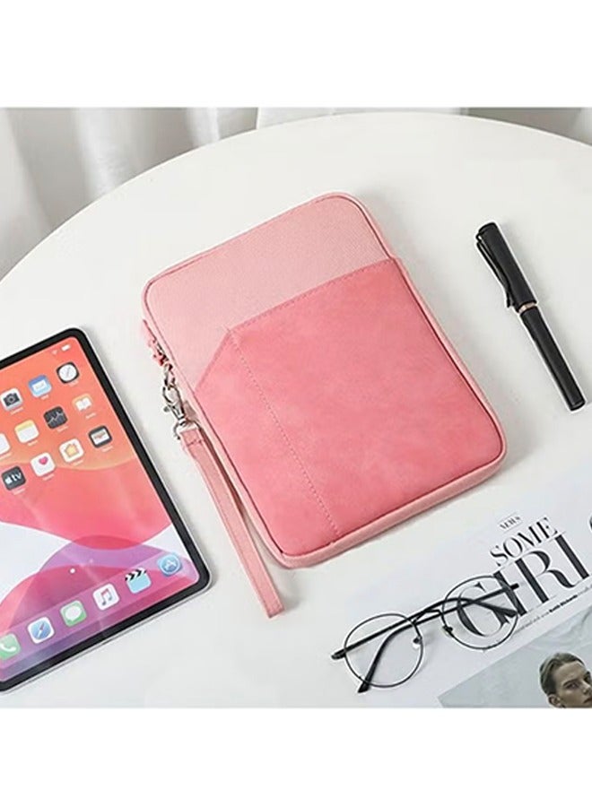 9-11 بوصة الكمبيوتر اللوحي الأكمام حقيبة حمل واقية للماء مع جيب، وردي - Image 2