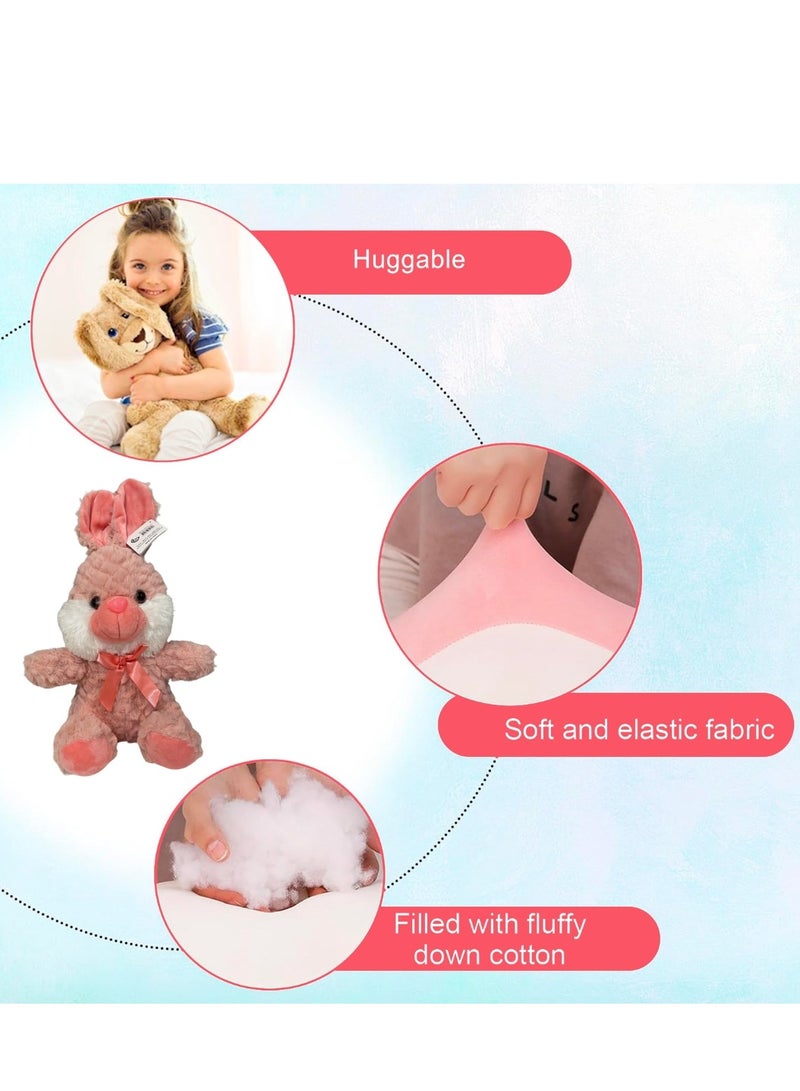 Lukadah Rabbit Plush Stuffed Toys, Kids Soft Plushie Animal Doll, Birthday Gift, Boys Girls, Adorable Stuffed,Nursery Decorate For Kids, Toddlers, Birthday Gift, Baby Shower, Anniversary - Image 4