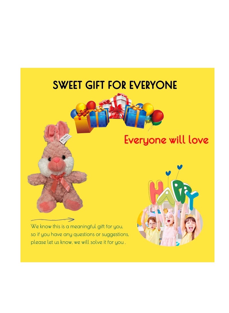 Lukadah Rabbit Plush Stuffed Toys, Kids Soft Plushie Animal Doll, Birthday Gift, Boys Girls, Adorable Stuffed,Nursery Decorate For Kids, Toddlers, Birthday Gift, Baby Shower, Anniversary - Image 5