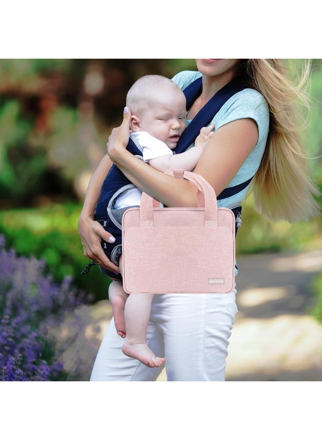 Jaffzora Wearable Breast Pump Bag with Cooler Compatible with Elvie, Momcozy S12 Pro & Medela Pump in Style - Image 5