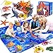 GINMIC Kids Ocean Animals Toys with Large Play Mat  18 Pack Assorted Realistic Sea Animal Toys with Carrier Bag Including Shark Whale Dolphin etc for Toddler Boys  Girls Ages 38 - Image 4