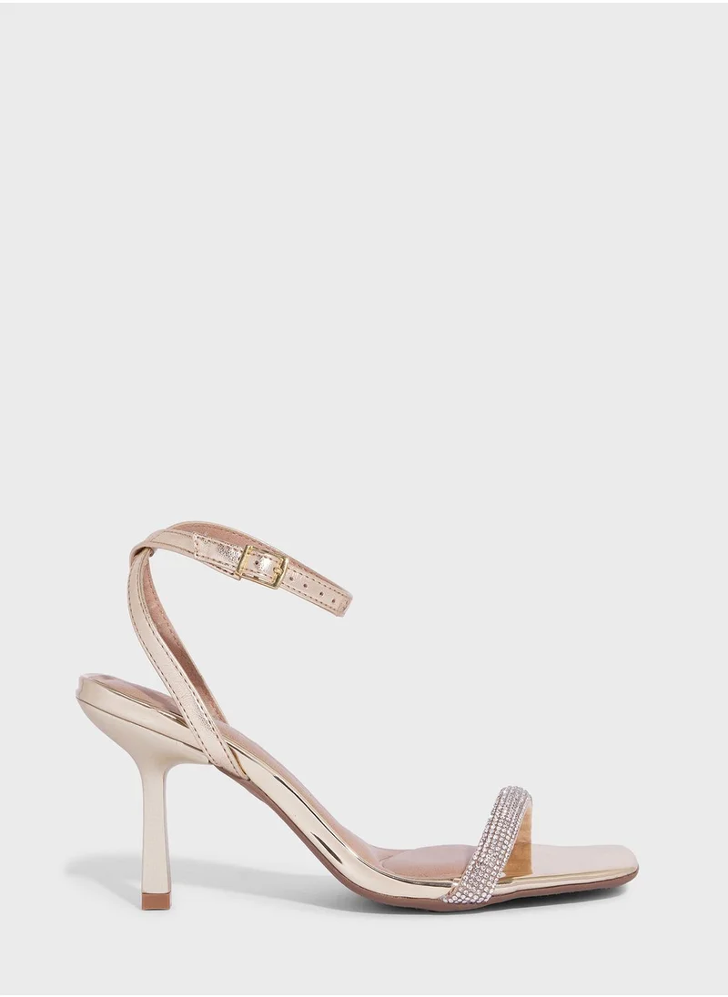 Beira Rio Arianna Ankle Strap High Heel Sandals