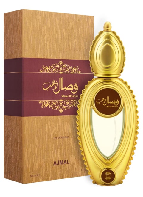 Ajmal Wisal Dahab by Ajmal for Unisex, Eau de Parfum - 50 ml