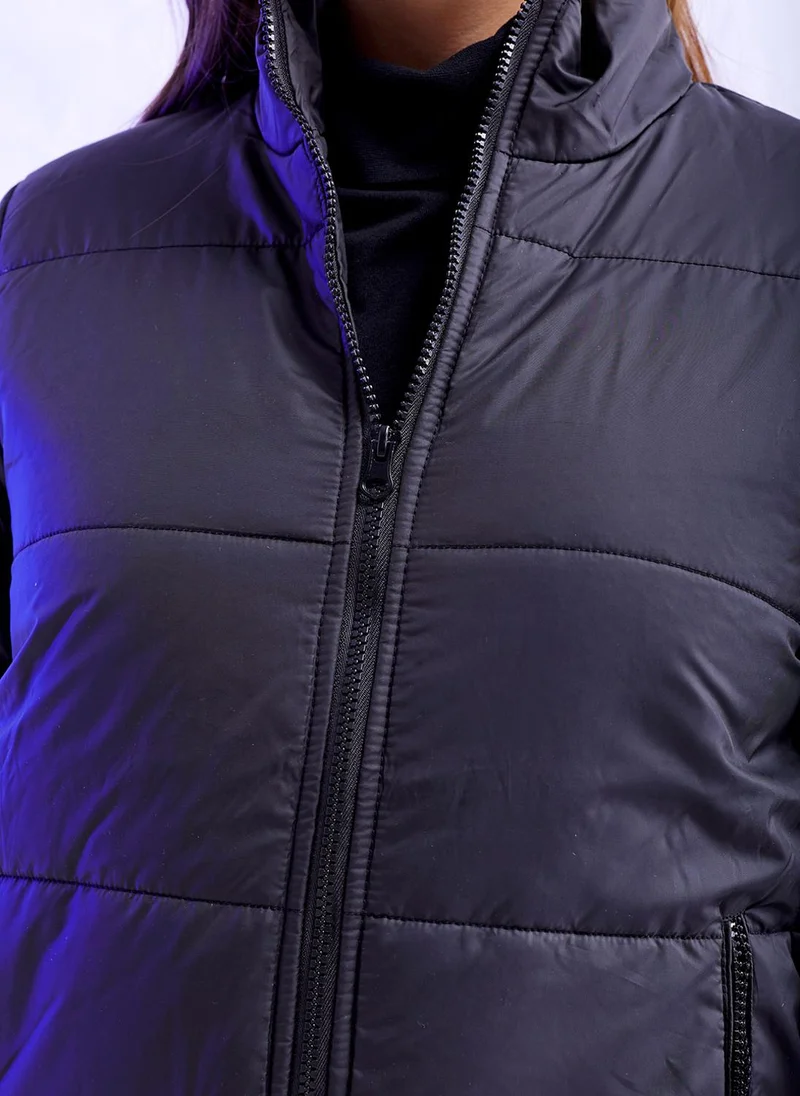 مرفوعة Women Regular Fit Solid Puffer Jacket