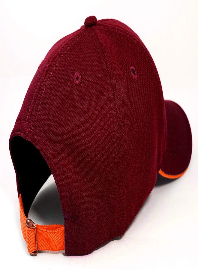 Coreteq Unisex PerforMesh Rapid Cool Baseball Cap 3D Embroidery with Adjustable Strap (Pack of 1) (Merlot Maroon, Freesize) - Image 3