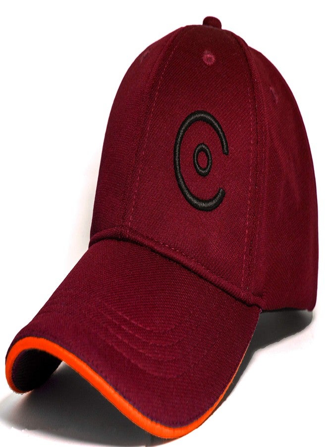 Coreteq Unisex PerforMesh Rapid Cool Baseball Cap 3D Embroidery with Adjustable Strap (Pack of 1) (Merlot Maroon, Freesize) - Image 1