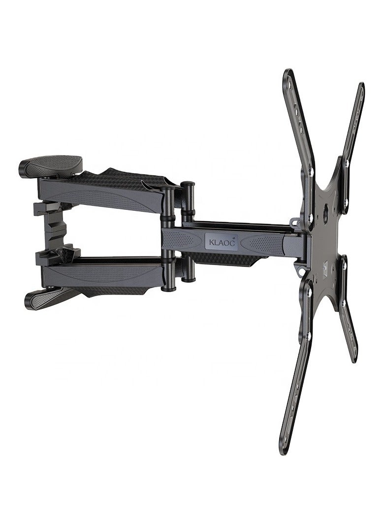 KALOC Double Arms Swivel TV Wall Mount Bracket for 32"-60" LED & LCD Flat Panel TVs up to 50 kg/110 lbs, VESA up to 400x400mm, TV Wall Bracket with Full Motion & 452 mm Extension, Black | X5 - Image 1