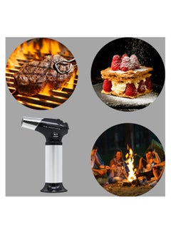 Panvil Premium Butane Torch, Camping Lighter, Professional Kitchen Lighter with Safety Lock and Adjustable Flame, Butane Torch Lighters For Desserts | Camp Fire. | Hiking | BBQ | Gas Included  - Image 5
