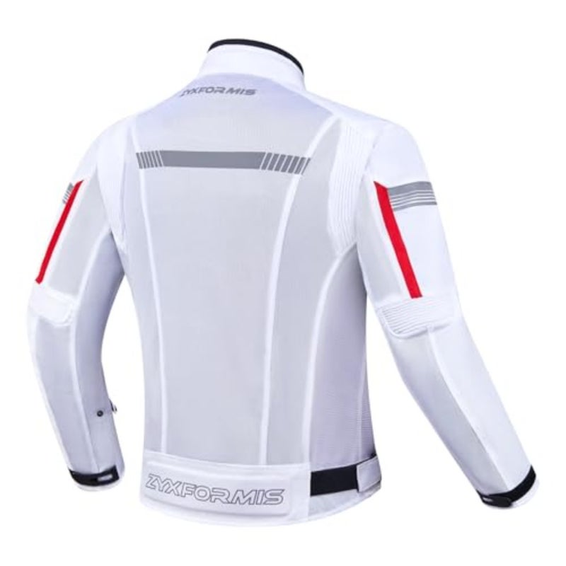Breathable Mesh Motorcycle Jacket for Summer, Biker Jackets for Men with Armor, Motorcycle Jackets for Motorbike Riding - Image 3