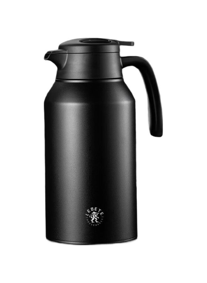 Lebete Libede Household Insulated Bottle, 316 Stainless Steel Thermos, Large Capacity Hot Water Bottle, Insulated Flask, 2800Ml, Black - Image 3