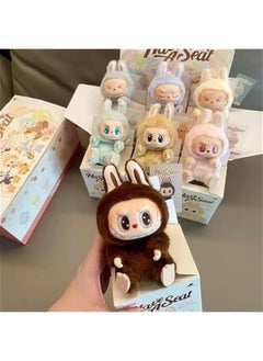 Arabest Labubu Backpack Plush Doll Keychain Key Pendant Hanging Keyring Gift for Stress Relief  - Image 3