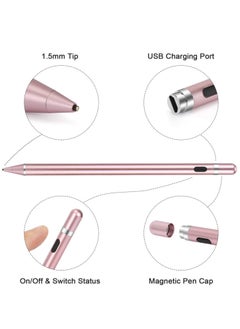 Generic Active Stylus Pens for Touch Screens, Rechargeable Digital Stylish Pen Pencil Universal for iPhone/iPad Pro/Mini/Air/Android and Most Capacitive Touch Screens  - Image 2