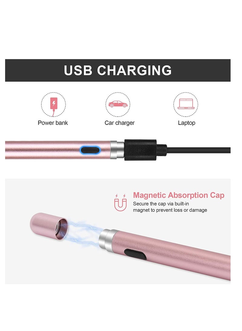 Generic - Active Stylus Pens for Touch Screens, Rechargeable Digital Stylish Pen Pencil Universal for iPhone/iPad Pro/Mini/Air/Android and Most Capacitive Touch Screens - Image 1