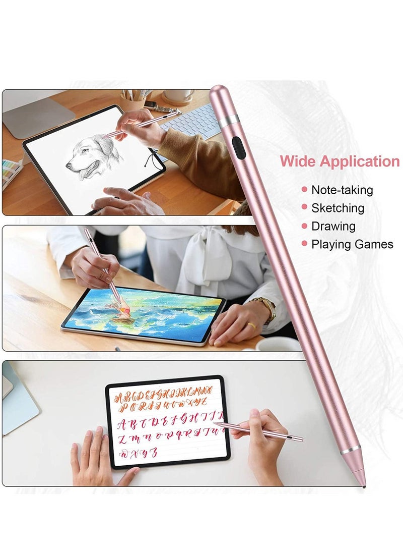 Generic - Active Stylus Pens for Touch Screens, Rechargeable Digital Stylish Pen Pencil Universal for iPhone/iPad Pro/Mini/Air/Android and Most Capacitive Touch Screens - Image 1