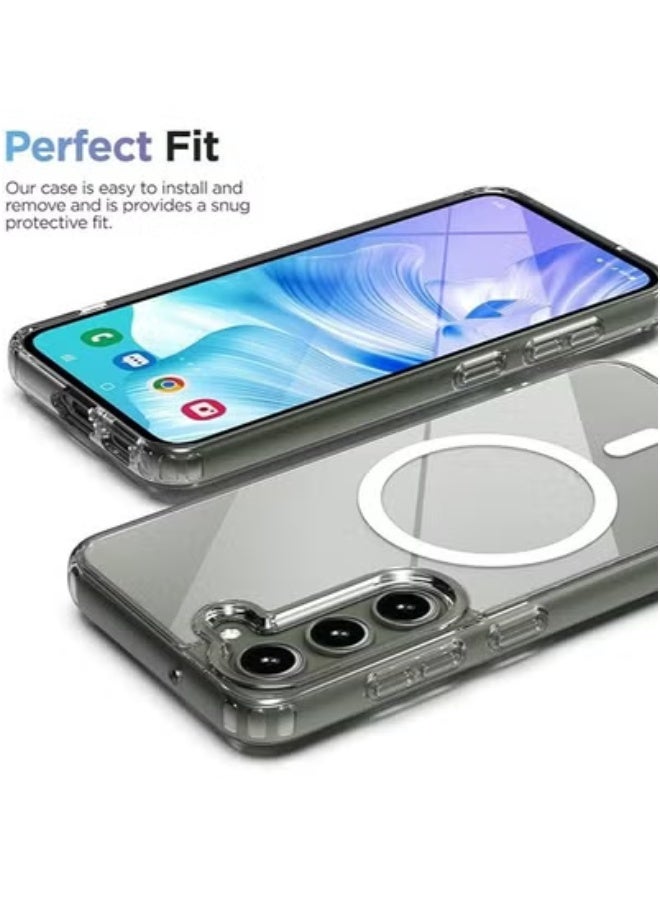 JAJEEK Crystal Clear Case for Samsung Galaxy A56 | Shockproof Transparent Protective Cover with Non-Yellowing Anti-Scratch TPU | Reinforced Corners for Drop Protection | Slim Wireless Charging Compatible Bumper Case | Lightweight & Durable Phone Cover - Image 4