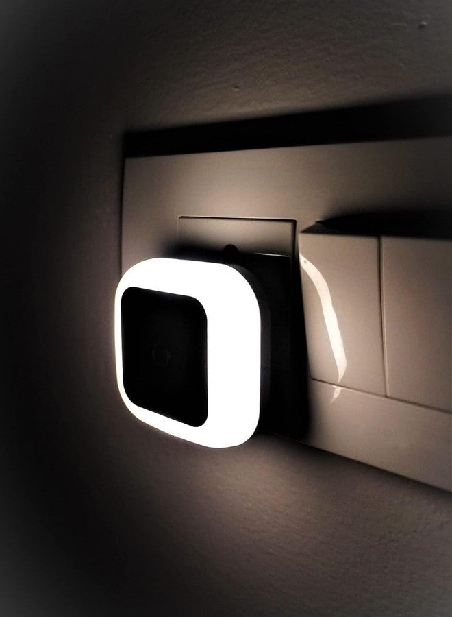 HEVIR LED Plug-in Smart Night Lamp with Automatic Sensor, 0.5W Energy-Efficient Night Light for Bedroom, Living Room, and Bathroom, Ideal for Decor and Safety, Plastic Plug-in Design - Image 1