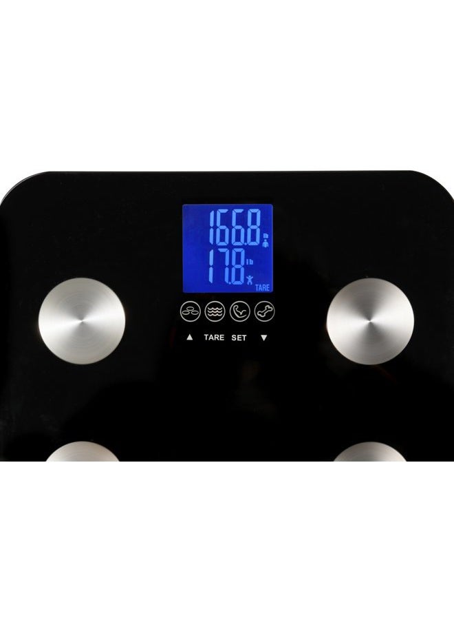 Ozeri Touch 440 lbs Total Body Weight Scale (Body Fat, Muscle, Bone, Weight & Hydration), Auto Recognition Bath Scale with Infant Tare - Image 5