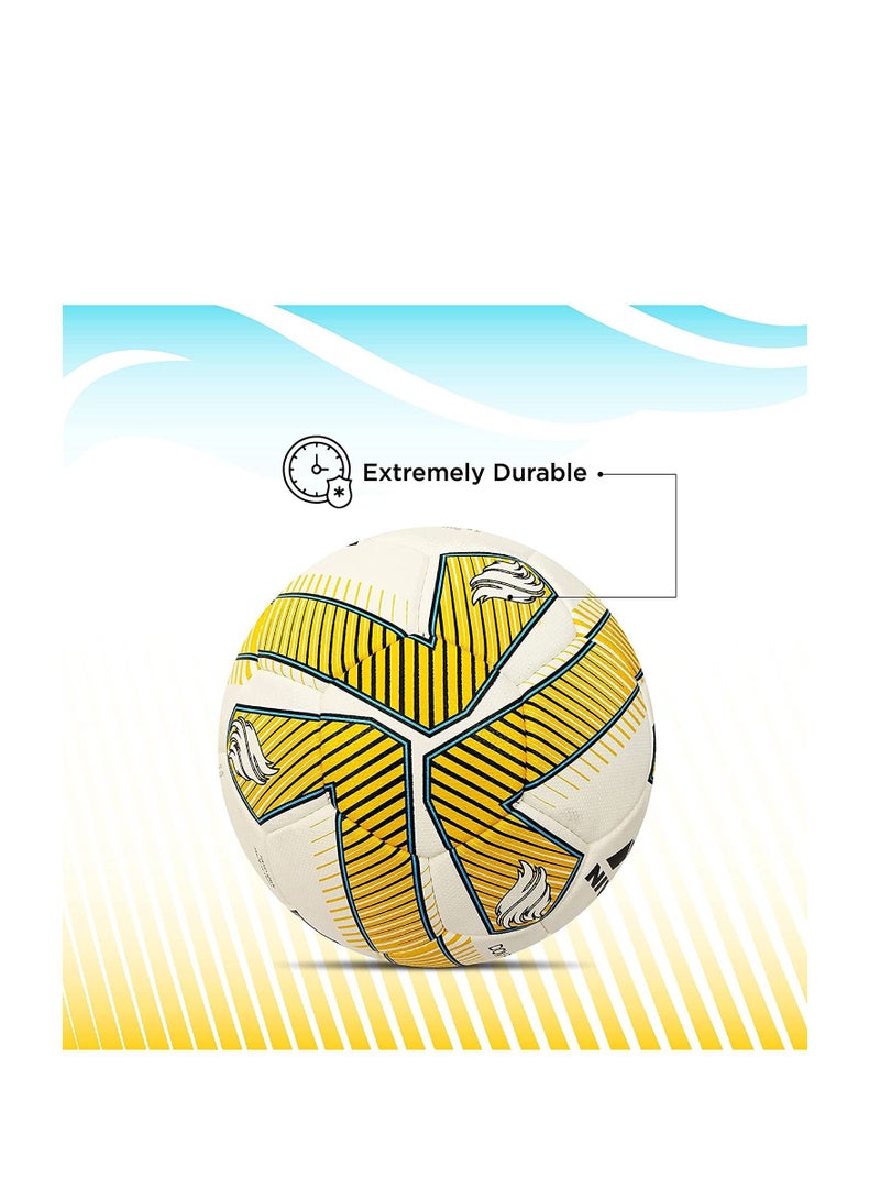 Nivia DOM05 Pro ‎PU Football | Size 5 | Machine Stitched | 32 Panel | PU Micro Fiber top Layer | Soccer Ball | Latex Bladder Core - Image 4