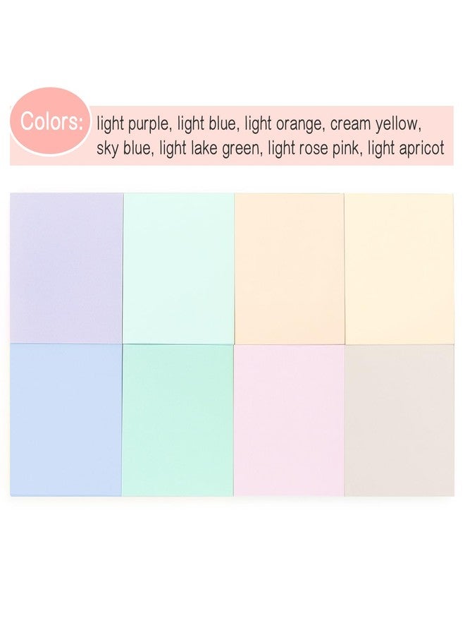 Winner Aura Sticky Notes 3x3 inch, 8 Pads, Pastel Colors Self-Stick Pads, Self-Adhesive Sticky Notes, 8 Pads/Pack, 80Sheets/Pad - Image 2