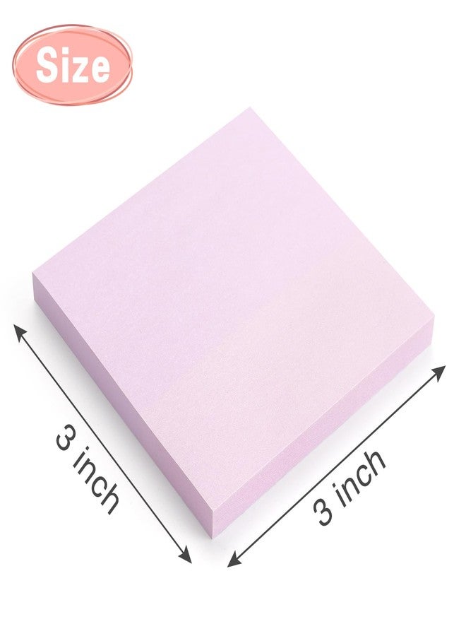 Winner Aura Sticky Notes 3x3 inch, 8 Pads, Pastel Colors Self-Stick Pads, Self-Adhesive Sticky Notes, 8 Pads/Pack, 80Sheets/Pad - Image 4
