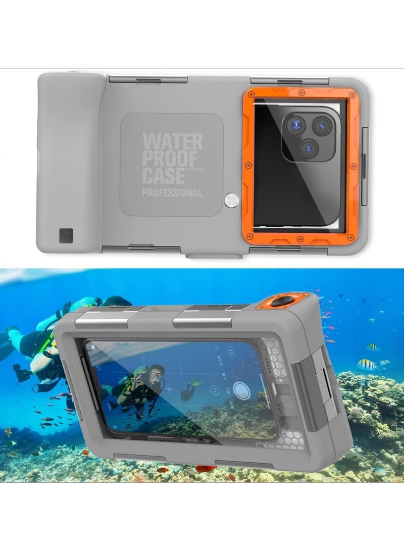 IP68 waterproof case for iPhone 16 / Plus/Pro/Pro Max, Universal Diving underwater phone case, sealed underwater photography protection case, suitable for swimming and diving  - Image 2