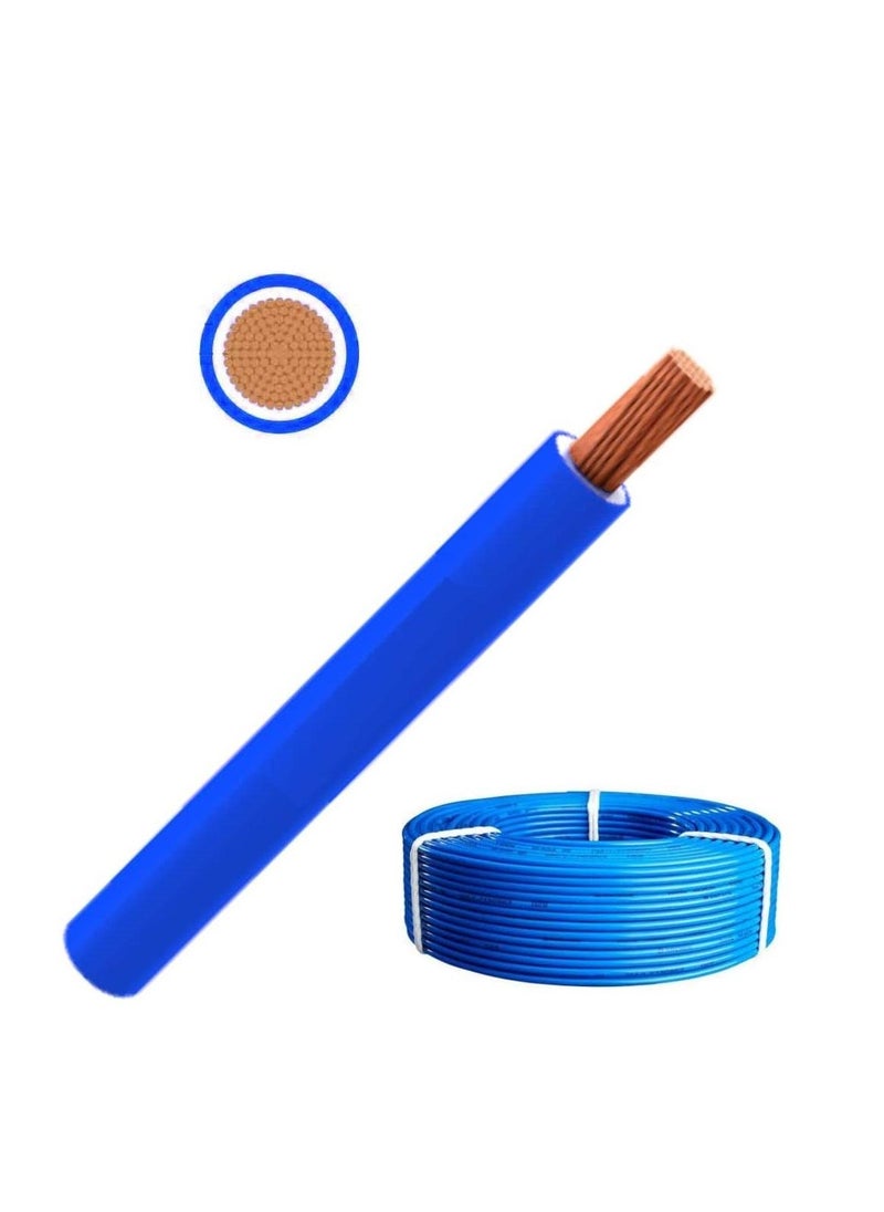 RR RR 2.5mm Single Core Wire-100 Yards-Blue 